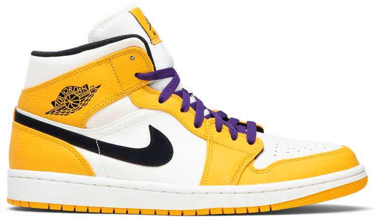 Air Jordan 1 Mid Lakers 852542-700